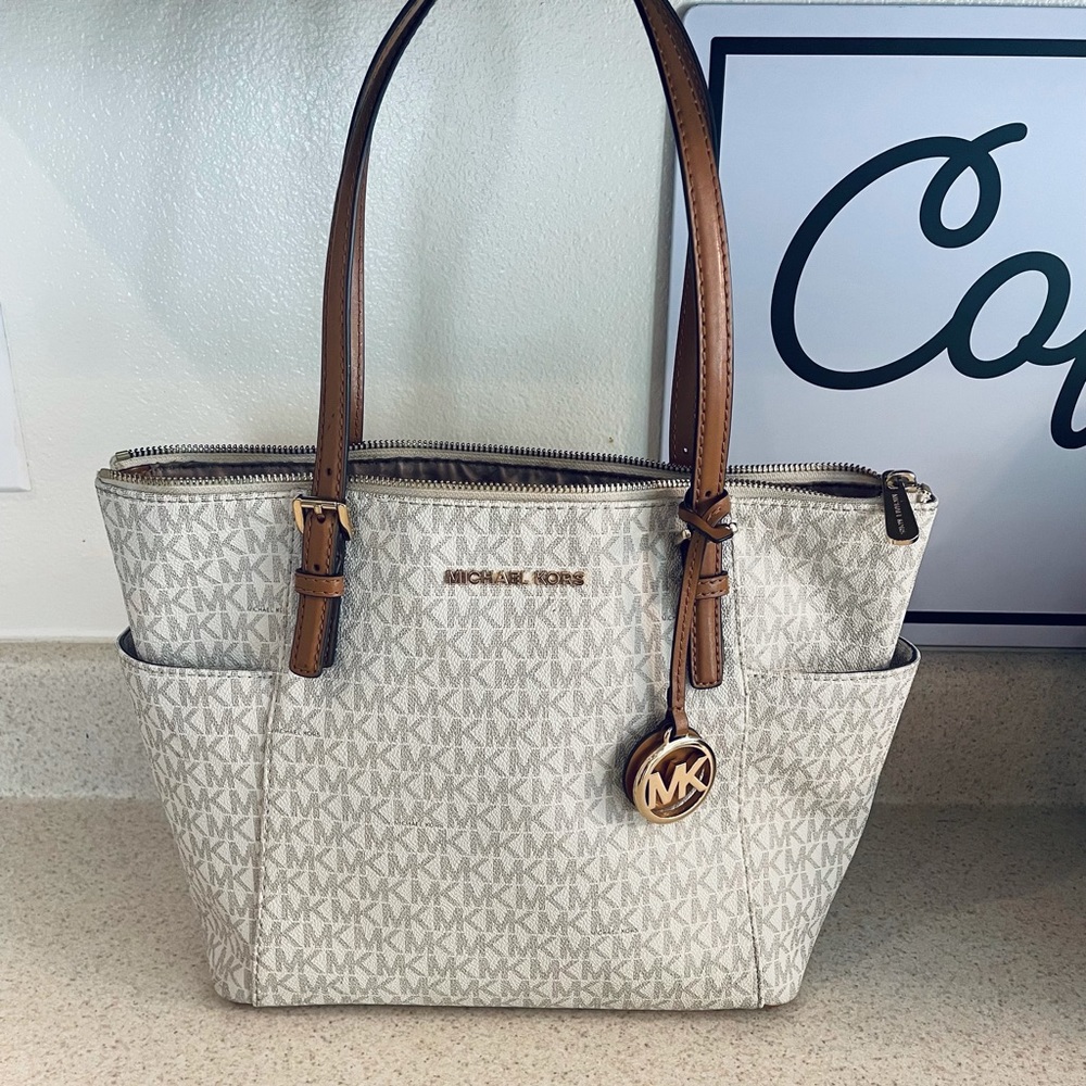 Michael Kors White Purse